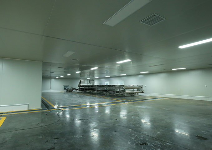 四川省牛丫牛食品有限公司廠房裝修現(xiàn)場(chǎng)